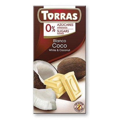 torras bila cokolada s kokosem 75 g