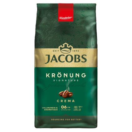 jacobs kronung caffe crema zrnkova kava 1 kg