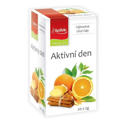 čaj aktivní den