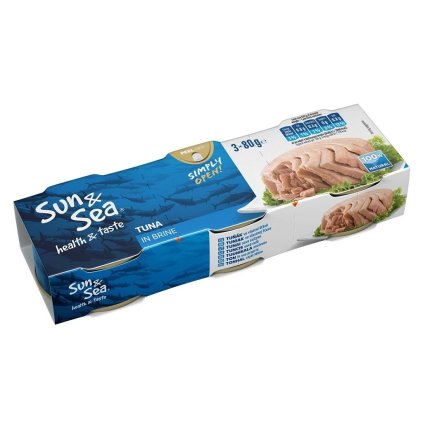 tunák ve vlastní štávě 3x80g