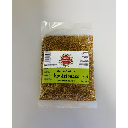 CRETAN FARMERS Mix koření na Hovězí maso eko balení 75g  75g