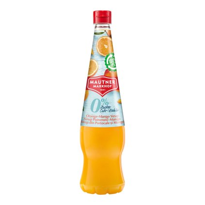 Mautner Markhof Sirup 0% cukr Pomeranč - mango 700ml  DMT 03/2026