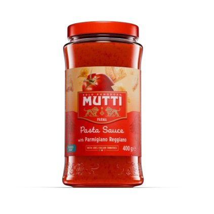 Mutti Rajčatová omáčka na těstoviny s Parmigiano reggiano 400g  400g