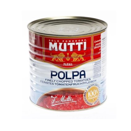 Mutti Jemně krájená rajčata 2500g  2,5kg