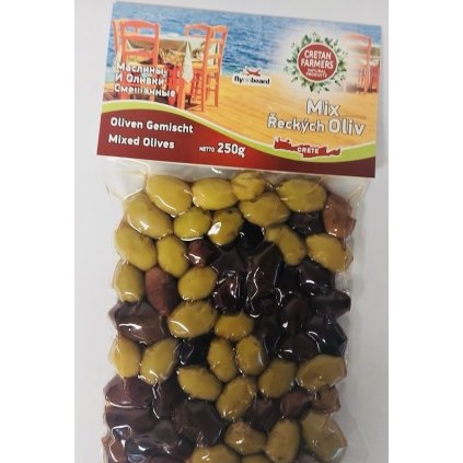 CRETAN FARMERS Olivy řecké Mix 250g  250g
