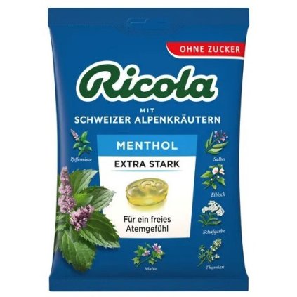 Ricola Mentol Extra silný bez cukru 75g  75g