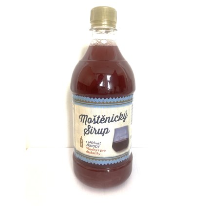 Moštěnický sirup Jahoda DIA vhodný i pro diabetiky 700ml  700ml