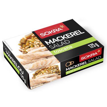 Sokra Salát s makrelou Toscana 125g  125g