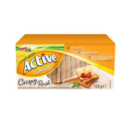 Bonavita Active Křehký suchar classic 125g  125g