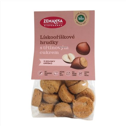 Biopekárna Zemanka Lískooříškové BIO hrudky 100g  100g