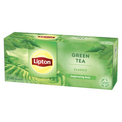 Lipton zelený čaj Classic 20 sáčků, 26g  26g