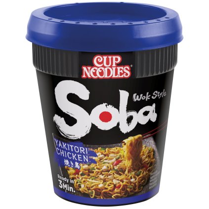 Nissin Soba Yakitori Kuřecí instantní nudle 89g  89g