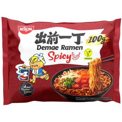 Nissin Demae Ramen Pikantní nudlová polévka 100g  100g