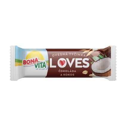 b5004 ovesna tycinka loves cokolada a kokos 40g