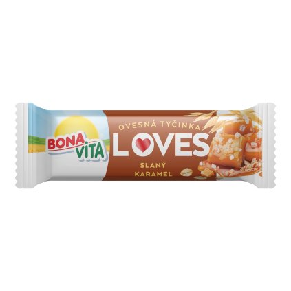 b5002 ovesna tycinka loves slany karamel 40g