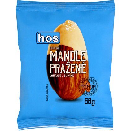 HOS Mandle pražené loupané solené 60g  60g