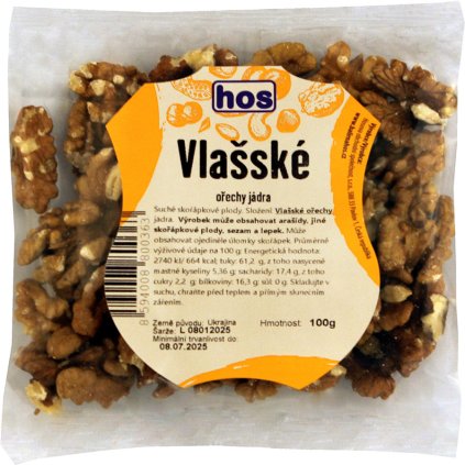 HOS Vlašské ořechy jádra 100g  100g
