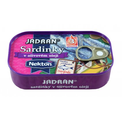 1046 sardinky v olivovém oleji JADRAN EO 125g
