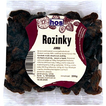 HOS Rozinky Jumbo 200g  200g