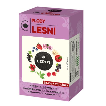 Leros Čajový dýchánek Lesní plody 20x2,2g  44g