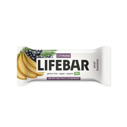 Lifebar Tyčinka acai s banánem RAW BIO 40g  40g