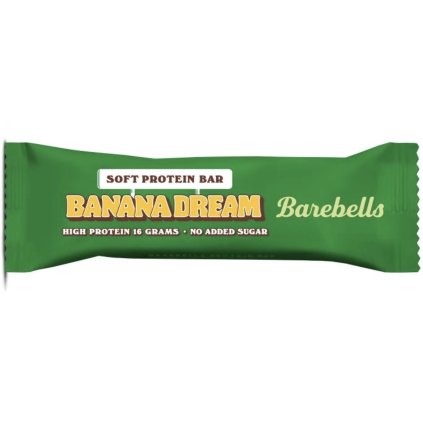 BAREBELLS Soft proteinová tyčinka Banana Dream 55g  55g