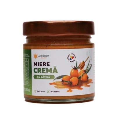 Apisrom Med krémový s rakytníkem 280g  280g