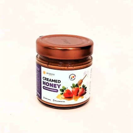 Apisrom Med krémový s jahodami 280g  280g