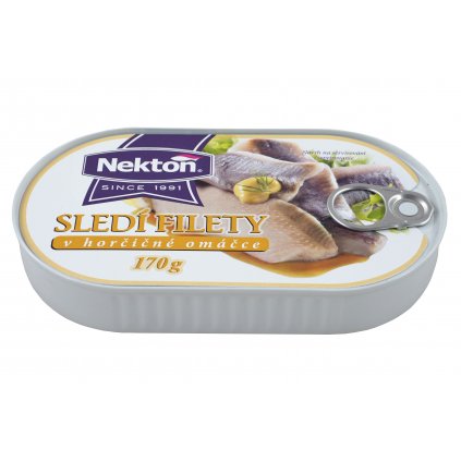 2033 Sledí filety v hořčičné omáčce NEKTON 170g NEW 2019