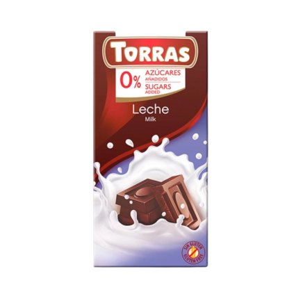 Torras Mléčná čokoláda 75g -SLEVA  DMT 11/2025