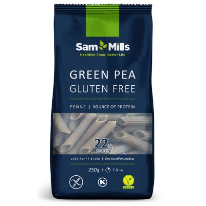 5941634004697 Penne ze zeleneho hrasku 250g SamMills 2023