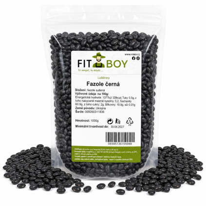 fazole cerna 1000g