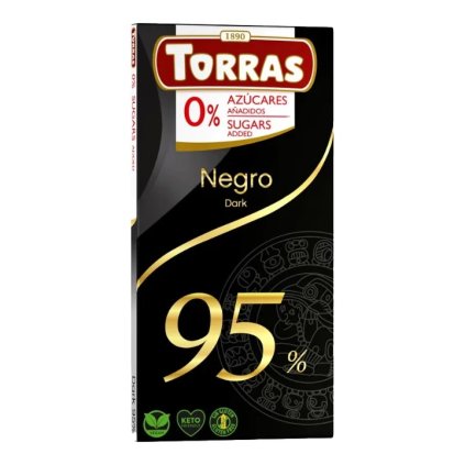 torras cokolada bez cukru horka 95