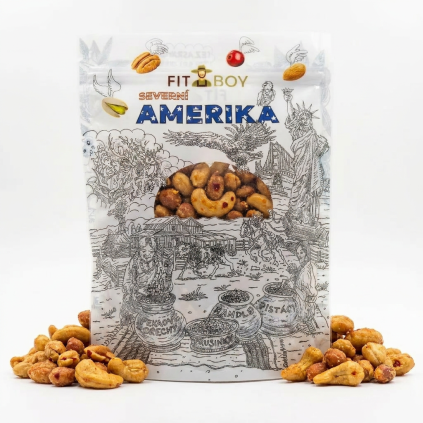 mix medovych arasidu a kesu s chilli 500g