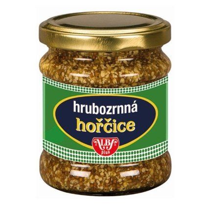 Alba Hořčice hrubozrnná 180g  180g