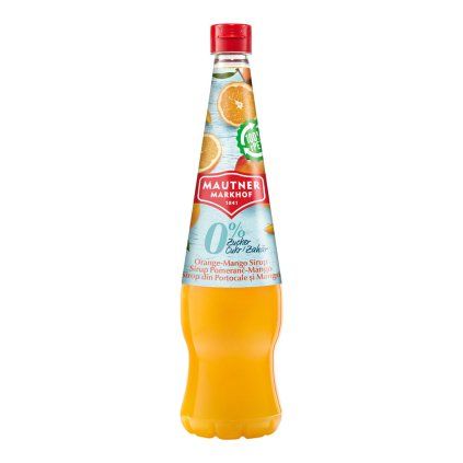 Mautner Markhof Sirup 0% cukr Pomeranč - mango 700ml  DMT 08/26