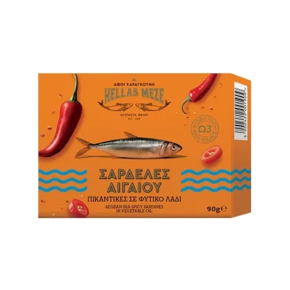 5255 hellas meze pikantni sardinky v rostlinne m oleji 90 g