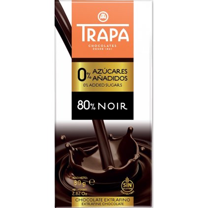 50008 Trapa horka bez cukru 80% 80g