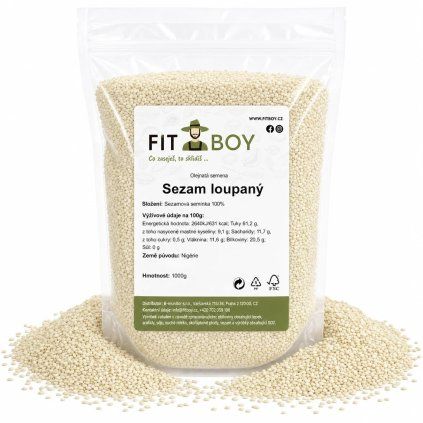 FITBOY Sezam loupaný 1000g
