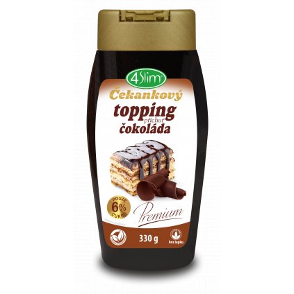 etiketa čekankovy topping cokolada 330g