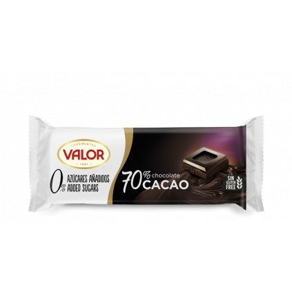 VALOR Čokoláda bez cukru 70% kakaa Impulso 35g  35g