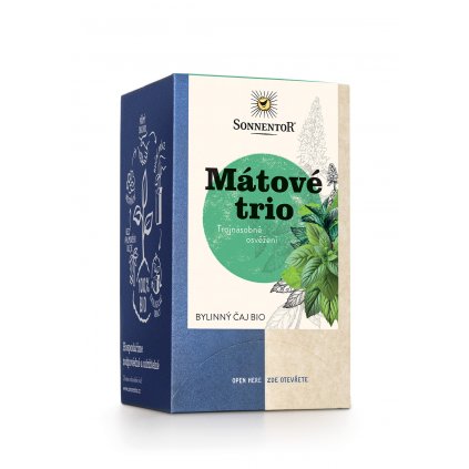 Sonnentor Mátové trio BIO 21,6g  21,6g