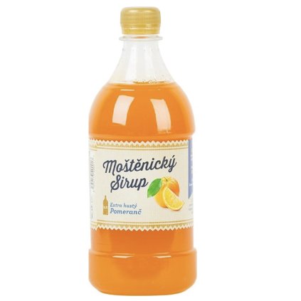 Moštěnický sirup Pomeranč 700ml