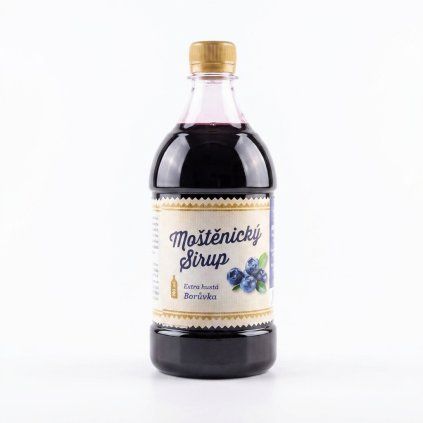 Moštěnický sirup Borůvka 700ml