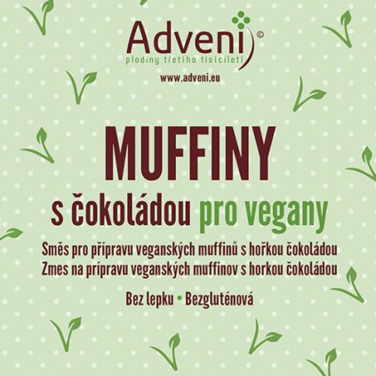 muffiny cokolada vegan