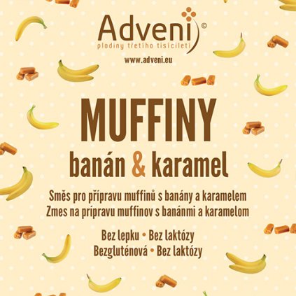 muffiny banan karamel