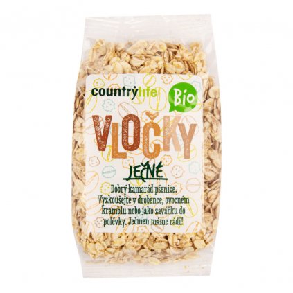 Country Life - Vločky ječné BIO 250g  250g