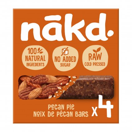 Nakd Hero image Raw Bars Pecan Pie MPK 4x35g