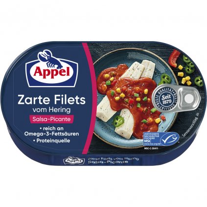 APPEL Filety ze sleďů SALSA PICANTE v pikantní omáčce 200g  200g
