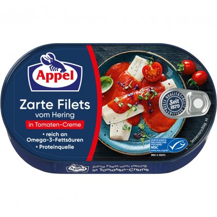 APPEL Filety ze sleďů TOMATE v rajčatové omáčce 200g  200g